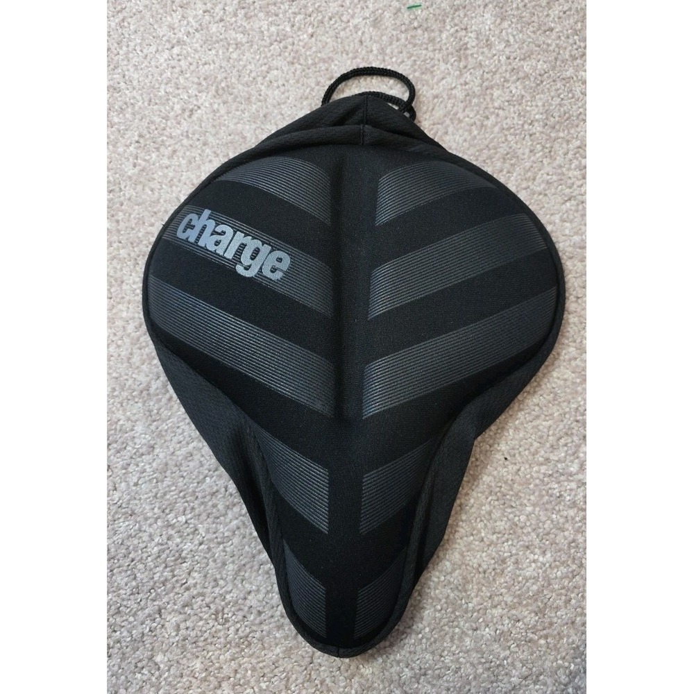 Charge Wide Comfort Memory Foam Cushion‎ Bicycle Seat Saddle Cover - Euc